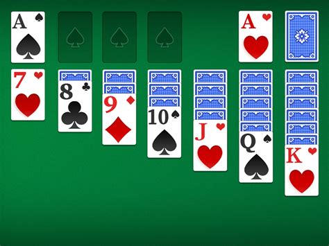 Tap cards one higher or lower to clear. . Download free solitaire